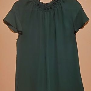 Emerald green Express blouse